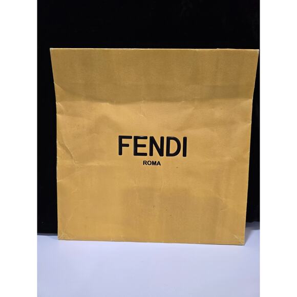 FENDI - Authentic Empty Gift Shopping Bag 10"x10"x4" - Picture 1 of 6